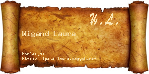 Wigand Laura névjegykártya